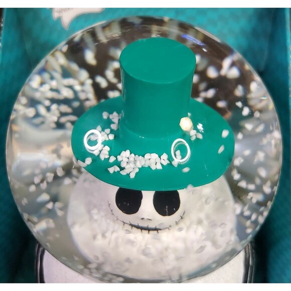The Nightmare Before Christmas Musical WaterGlobe 7" NBC Snowman Jack Disney New - Picture 7 of 7